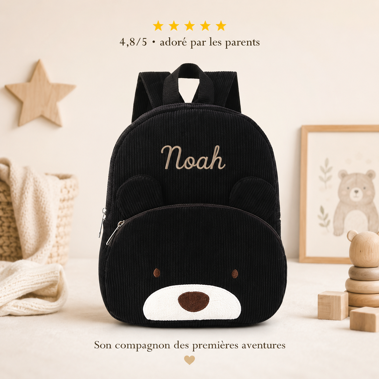 Le Compagnon Ours Noir