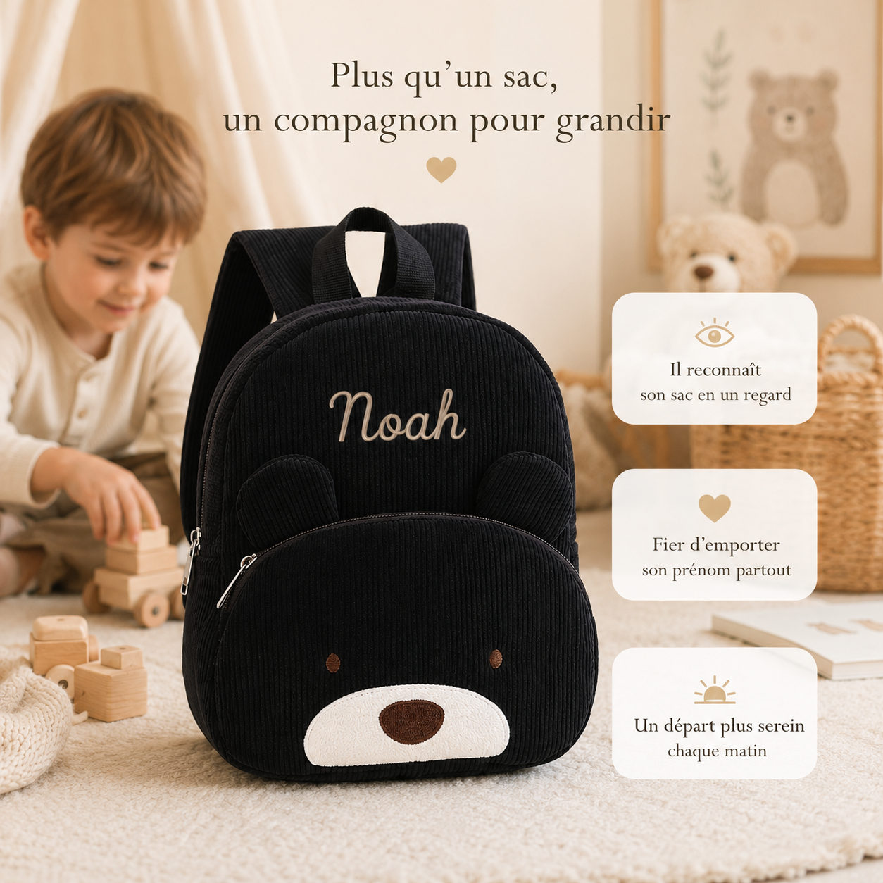 Le Compagnon Ours Noir