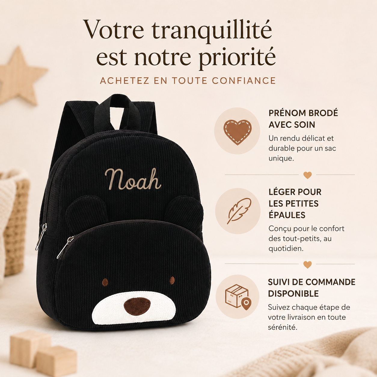 Le Compagnon Ours Noir