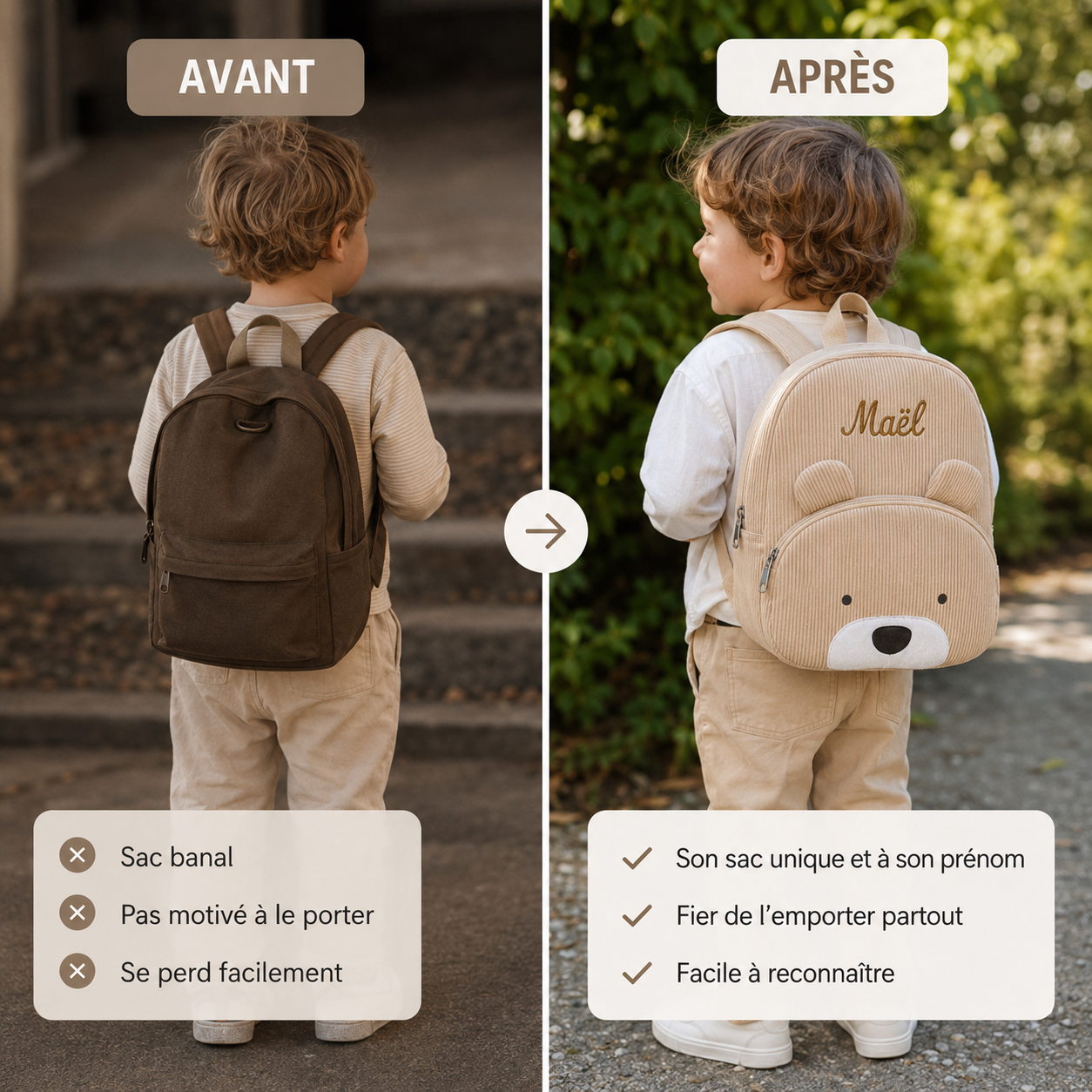 Le Compagnon Ours Beige